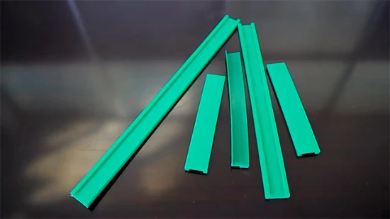 Conveyor Accessories Plastic UHMWPE Wear Strips Green Color UHMW Slide Strip